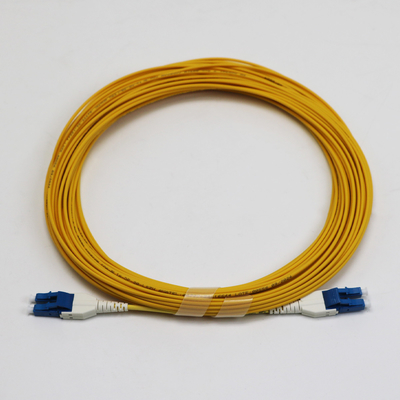 Cavo patch in fibra LC Uniboot Zip Cod monomodale G657.A1 BendInsensitive Duplex 2 mm LSZH a bassa perdita 0,15 dB