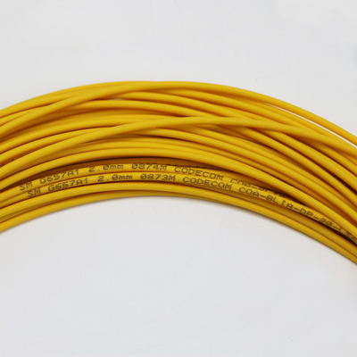 Lunghezza del cavo 1M LC Uniboot Duplex Singlemode G657.A1 BendInsensitive Zip Duplex 2mm LSZH Low Loss 0.15dB Fiber Patch Cord