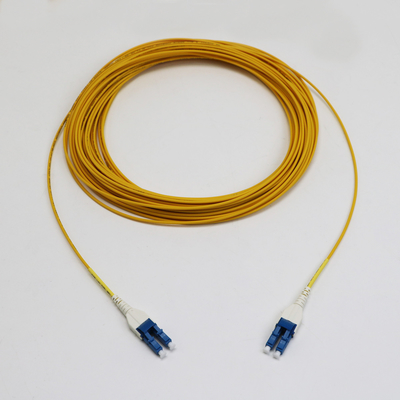 Lunghezza del cavo 1M LC Uniboot Duplex Singlemode G657.A1 BendInsensitive Zip Duplex 2mm LSZH Low Loss 0.15dB Fiber Patch Cord