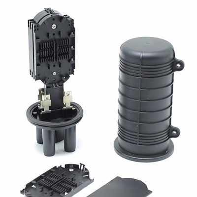Box in fibra ottica a cupola 12 Core 24 Core 36 Core 1 Input 2 Output ABS Nero Mini Fiber Splice Closure