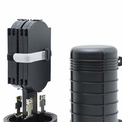 Box in fibra ottica a cupola 12 Core 24 Core 36 Core 1 Input 2 Output ABS Nero Mini Fiber Splice Closure