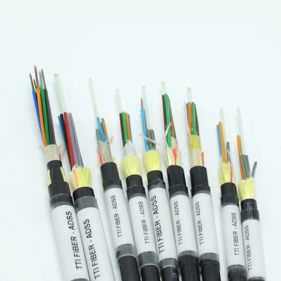 FTTH FTTX Outdoor ADSS Single Sheath Double Sheath Span 8F 12F 24F 48F Cavo in fibra ottica