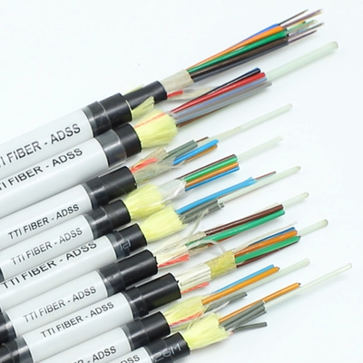 FTTH FTTX Outdoor ADSS Single Sheath Double Sheath Span 8F 12F 24F 48F Cavo in fibra ottica