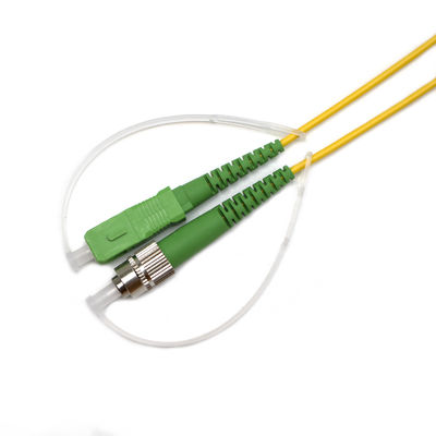Nuovo design testato Singlemode Simplex 3 5 10M SC / APC - FC / APC FTTH Cavo patch in fibra ottica OFNP