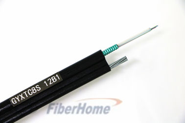 Il supporto auto- ha incagliato figura a fibra ottica 8 del cavo di cavo 12 l'applicazione dei centri GYXTC 8S Aeria