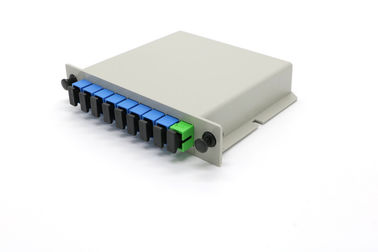 Tipo a fibra ottica dell'inserzione del connettore del contenitore SC/UPC di separatore dello SpA di FTTH 1x8 per le reti televisive via cavo