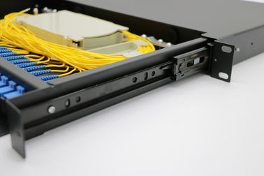 Tipo a fibra ottica leggero del cassetto dello scaffale dei porti FTTH della scatola terminale 24 con il quadro d'interconnessione