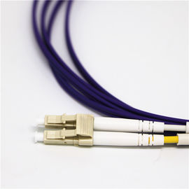 Cavo di toppa a fibra ottica duplex misto dell'OEM OM4 con il connettore UPC/di LC