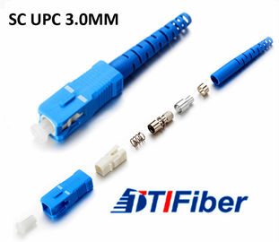 Tipo dello Sc UPC MP millimetro dei connettori di cavo a fibre ottiche della materia plastica per la rete di FTTH