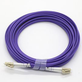Cavo a fibra ottica misto della rete OM5, i cavi porpora duplex di 50/125 di toppa della fibra