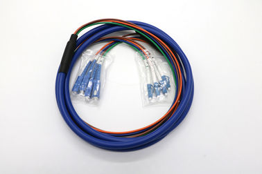 Sc/UPC approvazione a fibra ottica dello SGS del rivestimento del centro LSZH di modo 4 del cavo a toppa UPC/di LC multi