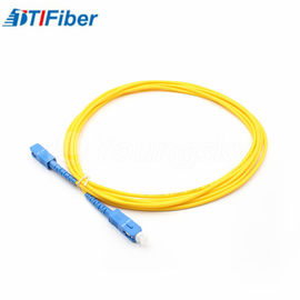 applicazione dell'interno della rete del saltatore OM1/OM2 di 1M del cavo del duplex del connettore a fibra ottica dello Sc