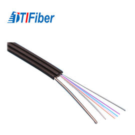 Modo del cavo a fibra ottica della rete di goccia di Ftth singolo con il membro di forza del filo di acciaio/FRP