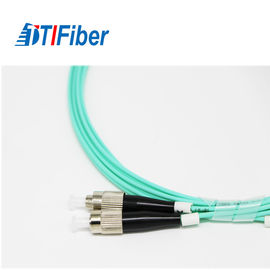 FC a perdita di inserzione bassa di modo OM3 50/125 a fibra ottica del cavo della rete del duplex di FC multi
