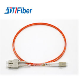 Lo Sc fibra OM1 di millimetro 62,5 del cavo di toppa del cavo a fibre ottiche di LC alla varia scrive il PVC LSZH