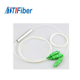connettore a fibra ottica d'acciaio di UPC del PC del cavo SC/APC del separatore 2.0mm della metropolitana di 1X8 1x16