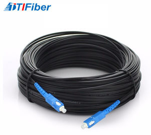 Cavo di toppa a fibra ottica del cavo flessibile dell'interno di FTTH monomodale con il connettore della st FC dello Sc LC
