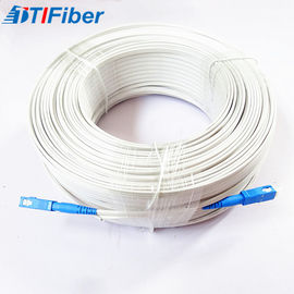 Cavo di toppa a fibra ottica del cavo flessibile dell'interno di FTTH monomodale con il connettore della st FC dello Sc LC