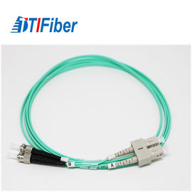 Cavi a fibra ottica della toppa di SC-FC LSZH 2.0m, cavo a fibra ottica della rete con l'acqua