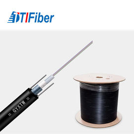 Applicazione di telecomunicazione del rivestimento di PVC di singolo modo del centro del cavo a fibre ottiche 4 di GYXTW