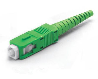 Connettore a fibra ottica duplex, connettore verde della fibra dello Sc APC per la prova