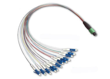 Il centro MTP/MPO – cavo dell'APC 12 di toppa a fibra ottica di LC per le installazioni dei locali