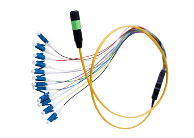 Il centro MTP/MPO – cavo dell'APC 12 di toppa a fibra ottica di LC per le installazioni dei locali