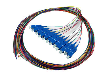 Treccia gialla/arancio della treccia di fibra ottica del pacco dello Sc UPC APC, di singolo modo