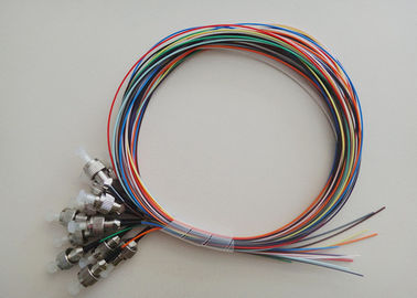 treccia a fibra ottica semplice con i connettori dello Sc, cavo a fibre ottiche dello Sc di 12 colori di 1.5M