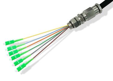 2core, treccia a fibra ottica impermeabile all'aperto 4core con i connettori di FC