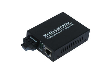 convertitore a fibra ottica di Ethernet di 10/100M, convertitore di media di singolo modo