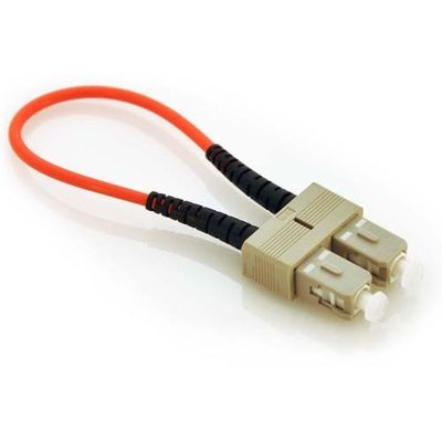 Il "loopback" ottico Lc/Upc o Lc/Apc collega il "loopback" in duplex a fibra ottica del singolo modo del PVC 9/125
