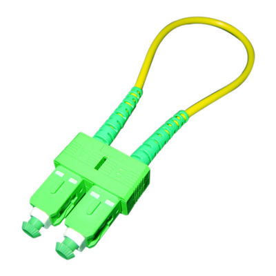 Il &quot;loopback&quot; ottico Lc/Upc o Lc/Apc collega il &quot;loopback&quot; in duplex a fibra ottica del singolo modo del PVC 9/125