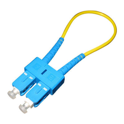Il "loopback" ottico Lc/Upc o Lc/Apc collega il "loopback" in duplex a fibra ottica del singolo modo del PVC 9/125