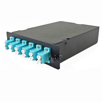 Il quadro d'interconnessione di fibra MTP/MPO a 12LC svuota i moduli con 12LC la cassetta del modulo degli adattatori MPO/MTP