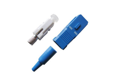 Connettore a fibra ottica semplice dello Sc con tipo lucidato/non lucidato del puntale di 2.5mm,
