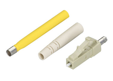 Alloggio beige LC del connettore di fibra ottica misto semplice di CATV