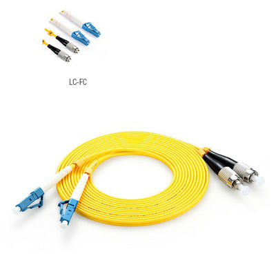 Sc a fibra ottica giallo Lc UPC APC MP 1m 5m 10m del cavo di toppa di LSZH 15m