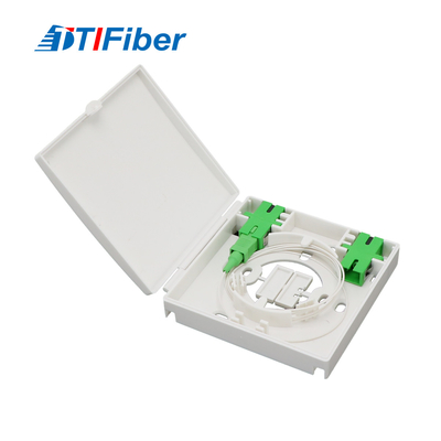 Tipo Mini Termination Box a fibra ottica FTTH dei porti 86 APC/dello Sc UPC 2 fissato al muro