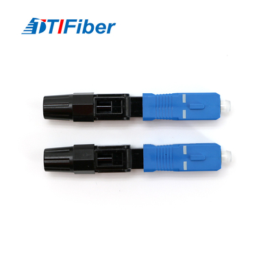 Sc veloce a fibra ottica UPC del connettore per il termine del giacimento del cavo flessibile di FTTH
