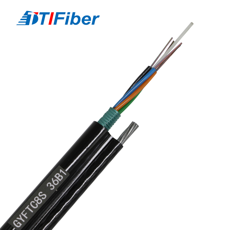 Figura aerea 8 cavi sotterraneo 2 - di GYFTC8S FRP MP G652D di fibra ottica il centro 144